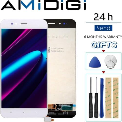 5.5" LCD Display For XIAOMI Mi A1 / Mi 5X LCD Touch Screen Digitizer Assembly With Frame Replacement For xiaomi A1 xiaomi 5X