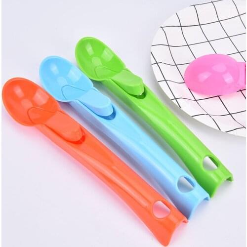 1 pcs Colorful Ice Cream Scoop Digger Non-Stick Fruit Ice Ball Maker Watermelon Ice Cream Spoon High Quality