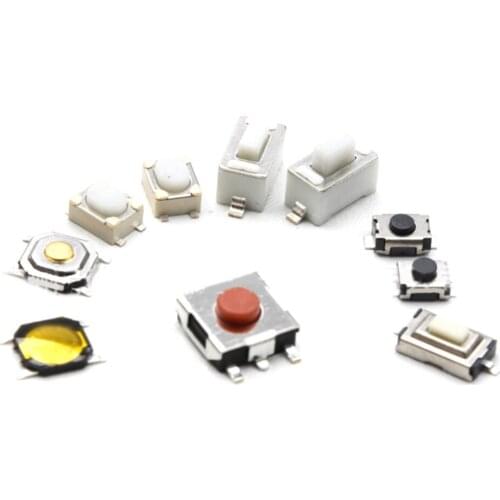 250 PCS 10Types Car Remote Control Micro Switch Tactile Push Button Switch