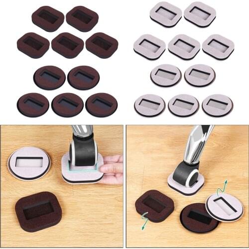 5Pieces Furniture Cups Caster Cups Furniture Coasters Foot Pads Cups Wheel Caster Cups Floor Protectors