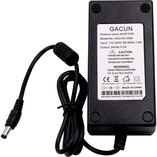 24V 5A 120W Led Power Supply Driver Adapter Transformer AC 100V-240V TO DC 24V 5A +Plug(US/UK/AU/EU)