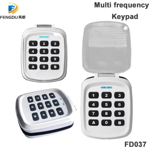 Multi frequency 280-868mhz Remote Controller Calculator Door Lock Wireless Security Keypad