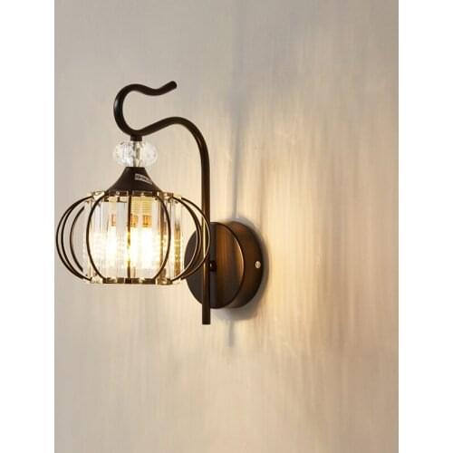 Sconce Nordic Creative Wall Lamp for Bedroom Bedside Stairs Corridor Interior Mounted Lighting Sconce Indoor Decoration Fixtures