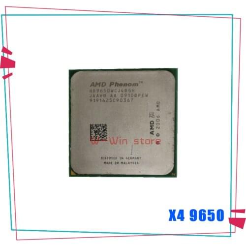 AMD Phenom X4 9650 2.3 GHz Quad-Core CPU Processor HD9650WCJ4BGH Socket AM2