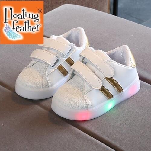Size 21-30 Baby Toddler Glowing Shoes Children Led Breathable Shoes Boys Glowing Sneakers Girls Sneakers with Luminous Sole
