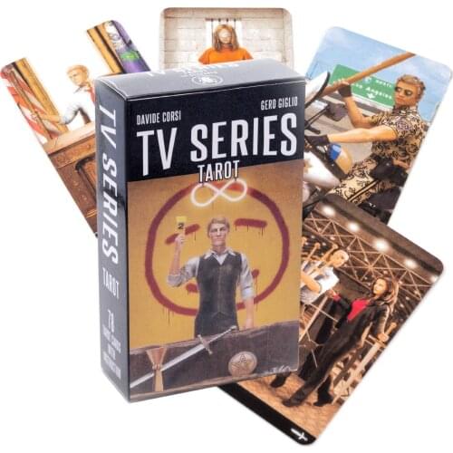 HOT SALE TV Series Tarot Cards Divination Deck English Version Entertainment Board Game Playing Cards With PDF Guidebook