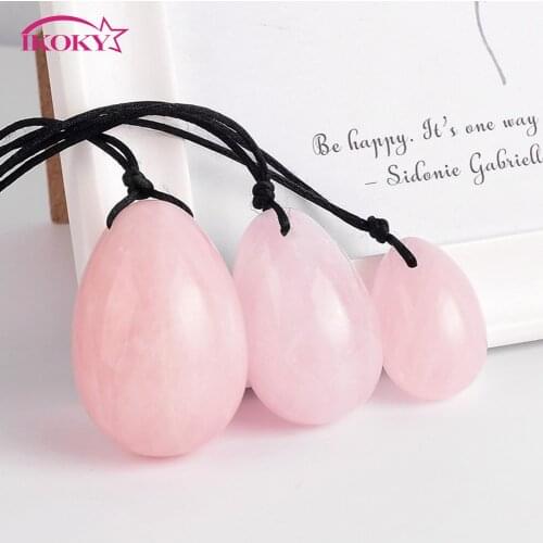 IKOKY Kegel Balls Vaginal Tightening Sex Toys for Women Adult Products Natural Jade Vaginal Ball Vagina Tighten Exercise Machine