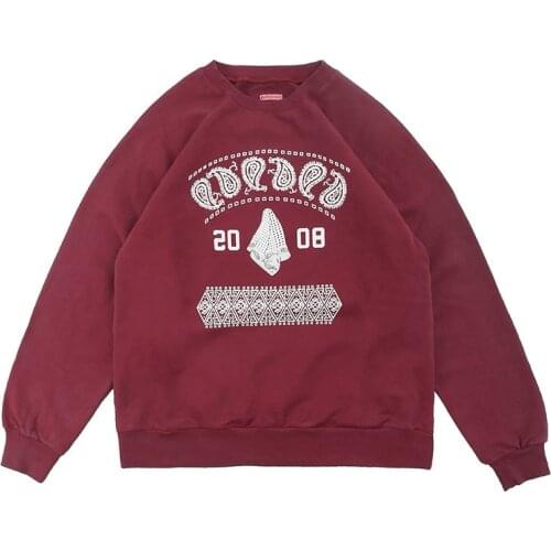 Kapital man fashion sport simple street loose letter print Pullover