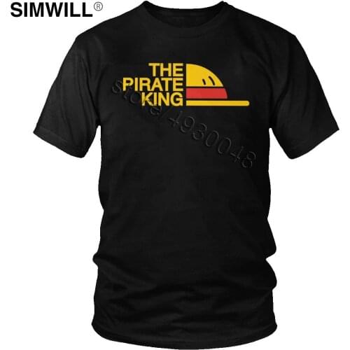 Summer New Arrival Cotton One Piece T-Shirt Short Sleeves Manga The Pirate King Graphic Tee Dropshipping Anime T Shirt Clothes