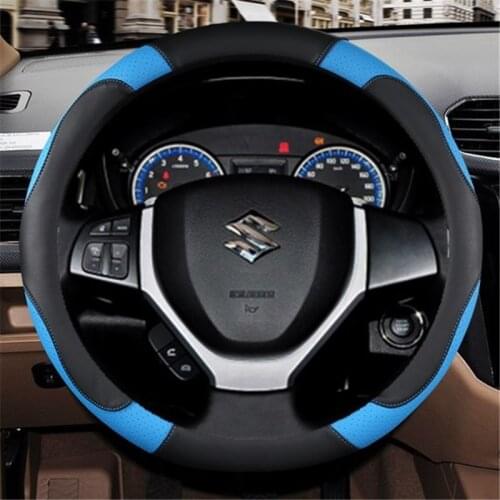Auto Wheel Steering Cover Breathable Fabric Braid car accessories interior decoration swift c5 Steering Wheel Covers