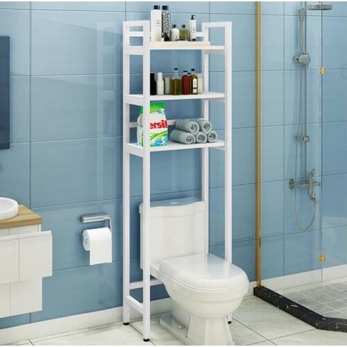 Bathroom bathroom shelf floor wall hanging toilet bath toilet toilet storage rack washbasin shelf
