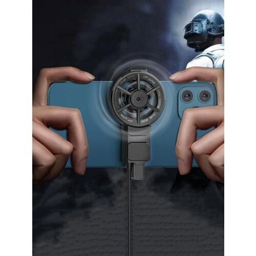 Phone Cooler Clip-on Mobile Phone Radiator Small Portable Fan Cool Down Quickly Game Cooling Pad For Cell Phone Cooling Fan