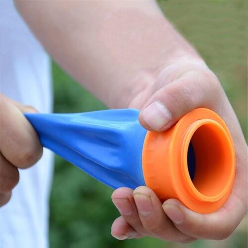 Outdoor Slingshot Cup Fun Toy Soft Elastic Latex Sleeves Shot Game Shooting Target for Outdoor Sports Black Tactical Pouch Gear