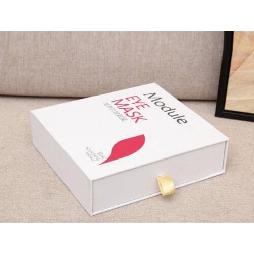Custom Drawer Box with Cardboard Art Paper Slide Style Foam Insert for Cosmetic Wallet Belt Watch Gift Packaging ---PX11222