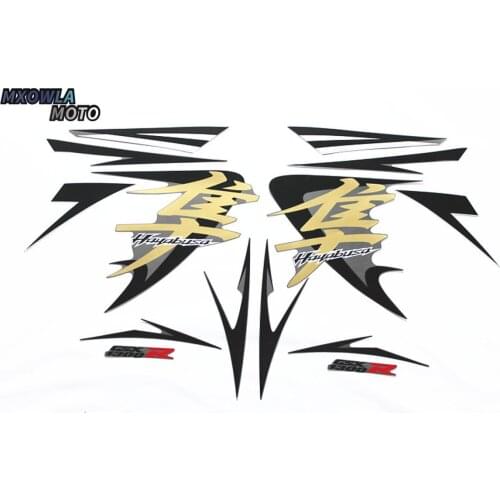 XSB1308-3 For HayabusaGSX1300R 08years Motorcycle Fuel Tank Sticker Warning Label Full 3M car sticker