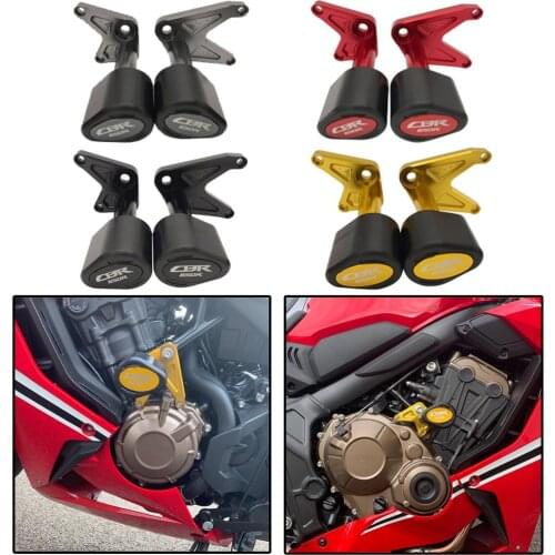 New 2019 For Honda CBR 650 R Logo CBR650R 2019 motorcycle slider frame sliders Engine Protective Guard cover Falling Protection