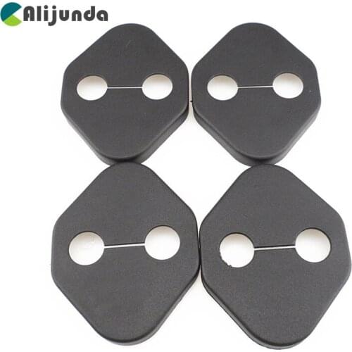 Alijunda Car Door lock protective cover Fit For Toyota RAV4 2013 2014 Camry 2012 Vios 2008 Honda Accord FIT CITY CRV CIVIC Vezel