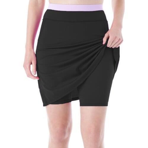 Womens Swim Cover-up Skirt with Leggings--Add skire 7cm