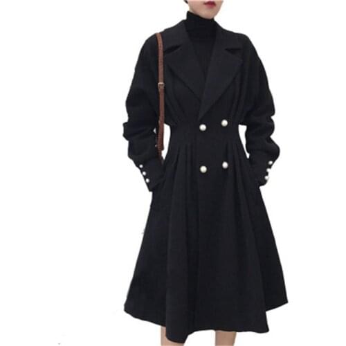 Women Blazers Autumn and winter New Casual suit women Medium long windbrea ker jacket large size women clothing weigh 55-105KG
