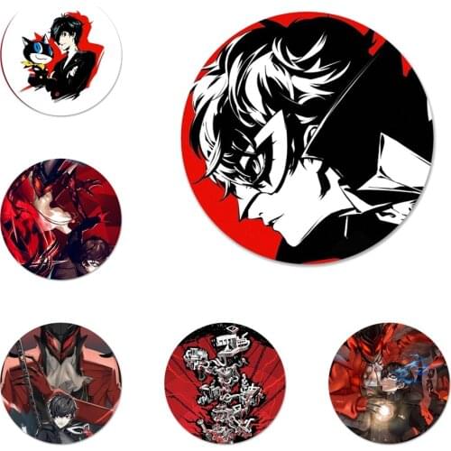 58mm p5 P Persona 5 Badge Brooch Pin Accessories For Clothes Backpack Decoration gift