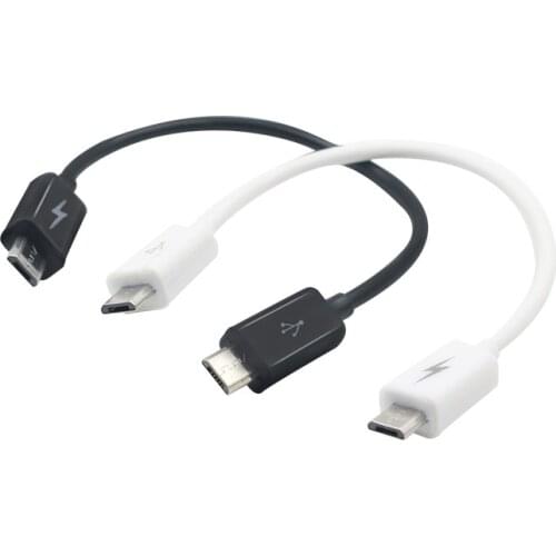 1pc Micro USB Type B Male To Micro B Male Converter OTG Adapter Lead Data Cable Free Shipping