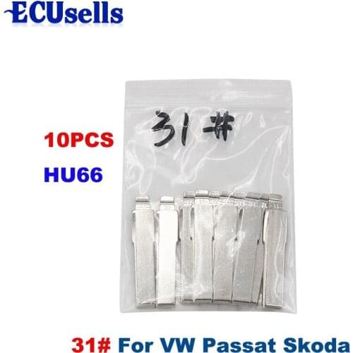 10pcs/lot, Remotes Flip Blade 31# for KD Remote, HU66 Key Blade HAA for VW for Passat for Skoda