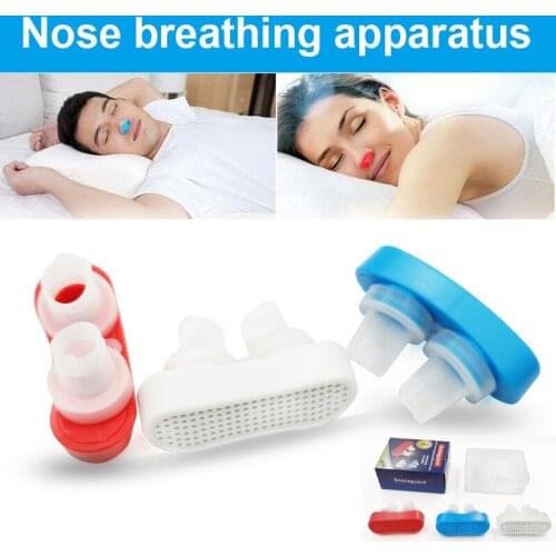 2 size/sets Upgrade Anti-snore Nose Vents Snoring Aid Activated Carbon Filter Mini Sleeping Aid Device Anti Snore Nose Clip