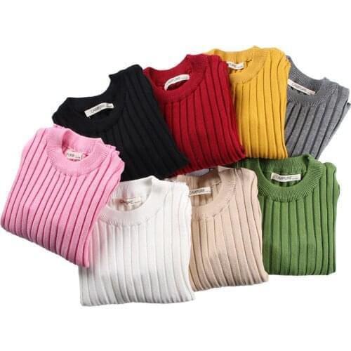 2018 Childrens Sweaters Boys Girls Knitted Sweater Spring Autumn Toddler Sweaters Slim Knitwear Pullovers RT058