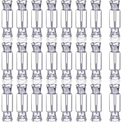 24 Pieces Lip Gloss Tubes Candy Shape Lip Gloss Containers Refillable Clear Lip Balm Containers for Women Girls DIY Cosmetics