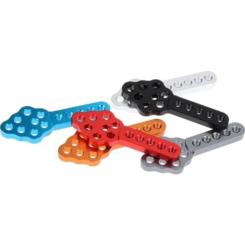 4Pcs CNC Metal Shock Absorber Mount Adjust Height Angle Stand for RC Crawler Car Axial SCX10 90046 D90 D110