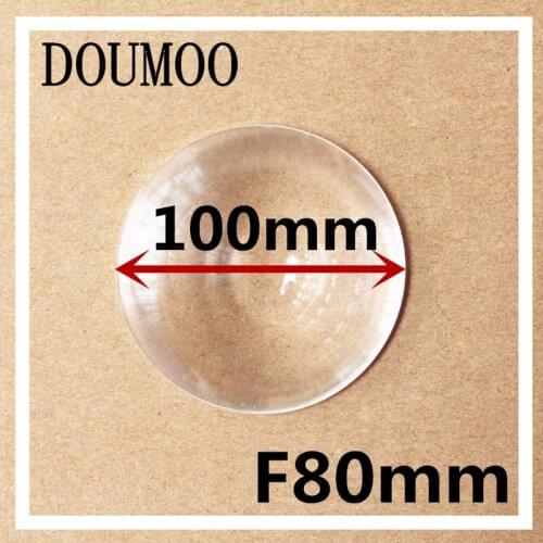 5 pcs / lot PMMA circle lens Fresnel Lens Diameter 100 mm Focal length 80 mm Fresnel Lens High light condenser DIY fresnel lens