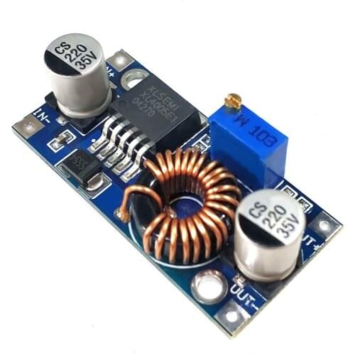 5A Max DC-DC XL4005 Step Down Adjustable Power Supply Module LED Lithium Charger Board