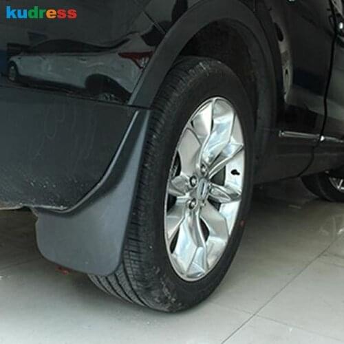 Car Mudflaps Splash Guards For Ford Explorer 2016 2017 Car Mud Flaps Mudguards Fender Front & Rear Protector Accessories