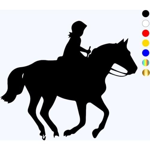 CK20075# Vinyl Decal Female knight Car Sticker Reflective Waterproof Car Styling Decor on Truck Bumper Rear Window