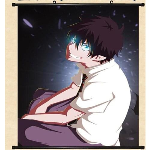 Coscase Japanese Anime BLUE EXORCIST okumura rin suguro ryuuji Shiemi Moriyama Home Decor Wall Scroll Poster Decorative Pictures