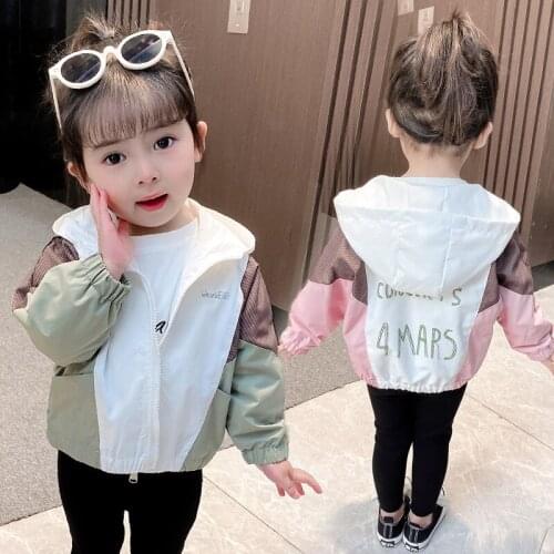 Girls Babys Kids Coat Jacket Outwear 2021 Charming Spring Autumn Overcoat Top Sport Zipper Princess Toddler Childrens Clothing