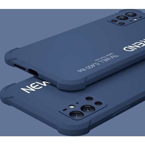 For OnePlus 9 Pro 9R Soft Liquid silicone Airbag shockproof Skin protective Back Cover Case For One Plus 8 Pro 8T OnePlus9 9Pro