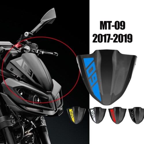 FOR yamaha mt 09 mt09 Motorcycle Windshield fz 09 fz09 2017 2018 2019 Decoration Front Screen Wind deflector Wildscreens Visor