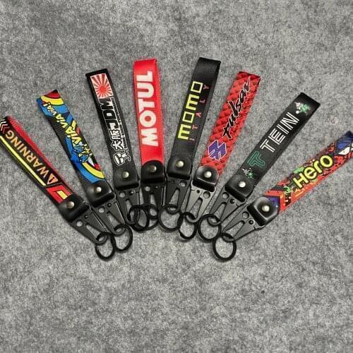 For YAMAHA R125 R25 R3 R1 R6 R6S MT01 MT02 MT03 MT07 MT09 MT10 FZ1 FZ6 XJ6 XJR FJ09 XSR900 Motorcycle Keychain Cowhide Key Ring