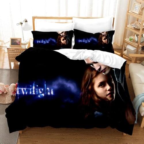 Movie Vampire Bedding Set Girl Fashion 3D Print Comforter Luxury Queen King Single Duvet Cover Set Home Textile Decor Modern