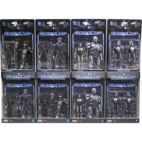 Hiya Toys ROBOCOP 2014 Black Robocop / EM208 4" Action Figure Collectible Model Toy