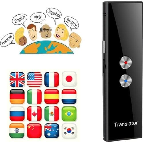Intelligent Two-Way Instant Voice Translator Simultaneo 40 Language Travel Business Speech Portable Smart Translation fast ship