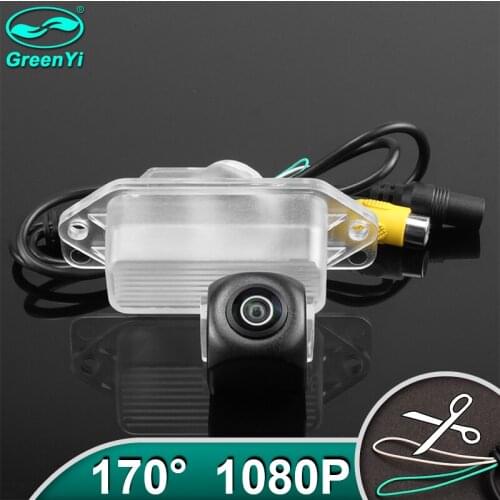 GreenYi HD AHD 1080P 170 Degree Fisheye Lens Vehicle Rear View Camera For Mitsubishi Lancer-ex Car