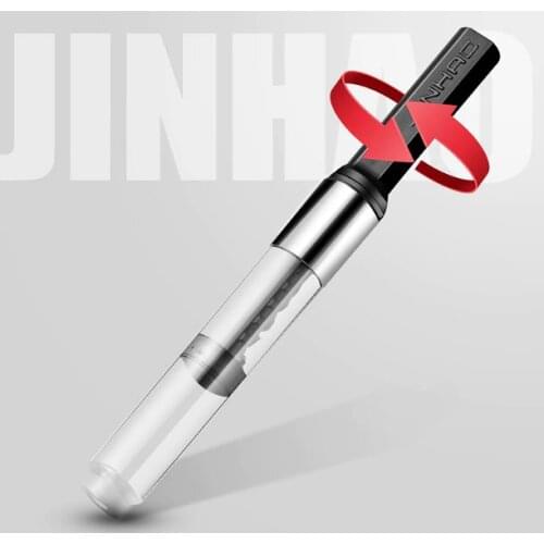 JINHAO 5pcs Black fountain Pen Ink Converter Ink Reservoir New Suitable for all types of my shop and market