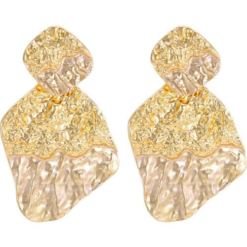 Fashion Jewelry Leaf Earrings Asymmetrical Earrings Aesthetic Accessories Trending Products 2021 Offers With Free Shipping