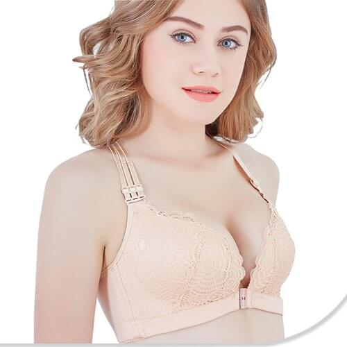 Top Selling Sexy Lace Front Buckle Bra Shoulder Strap Firming Lift Very slim and very comfortable