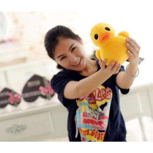 Cartoon yellow duck about 20cm plush toy soft toy birthday gift h575