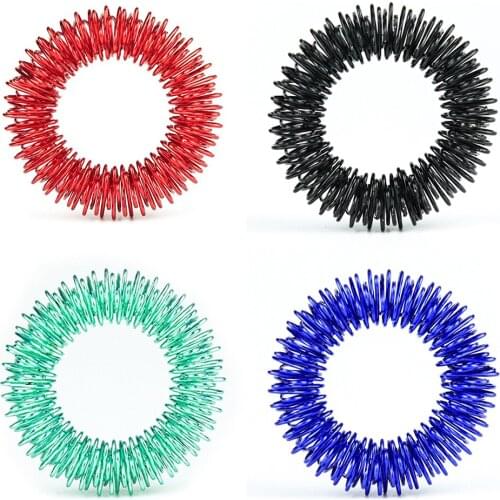 Pain Relief Finger Massage Ring Finger Joint Point Acupuncture Ring Health Care Body Massager Relax Hand Massage Tool