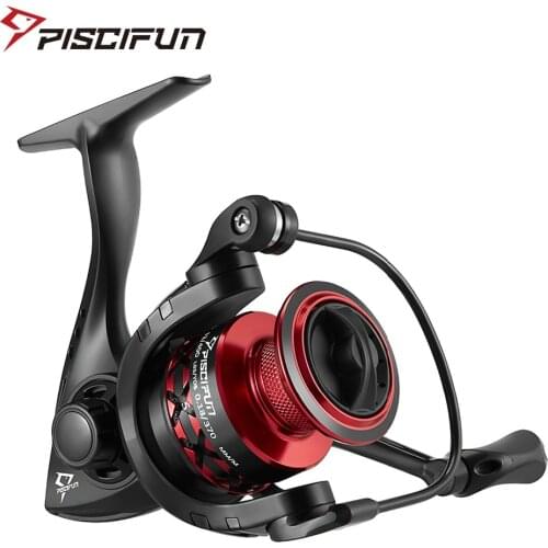 Piscifun Flame Shallow Spool Spinning Reel 5.2:1 Gear Ratio 10 BB 6.5KG Max Drag 2000 3000 Ultra Smooth Light Fishing Reel