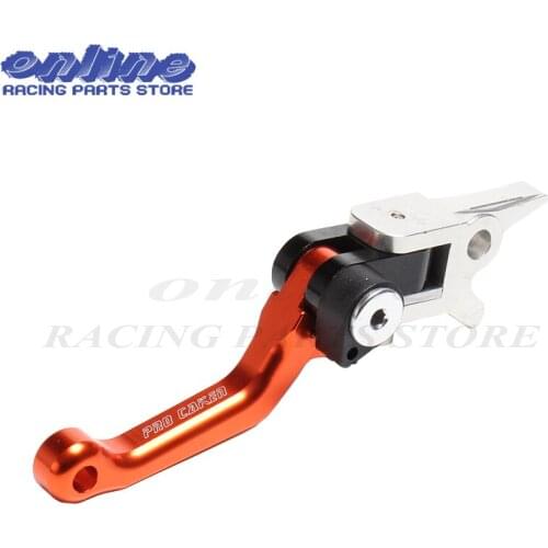 4 Directions Foldable Pivot Brake Lever For SX SXF EXC XCF 125 150 200 250 300 350 450 525 530 07-13 Dirt Bike Motocross Enduro